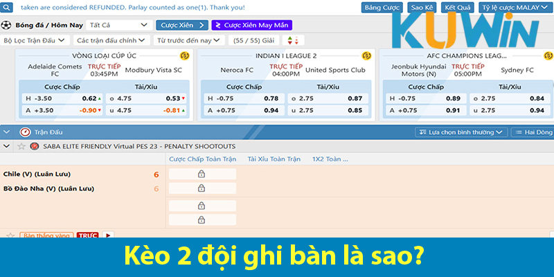 Kèo 2 đội làm bàn là gì? Kinh nghiệm chơi kèo hai đội ghi bàn cực hay